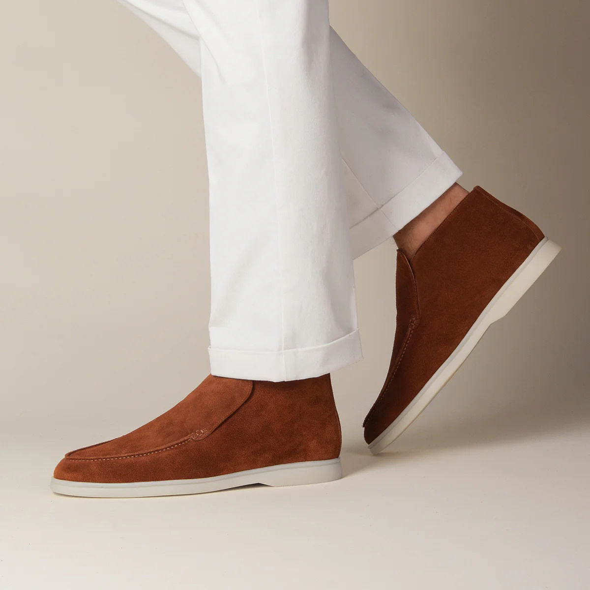 Gianni Suede Mid Sneakers