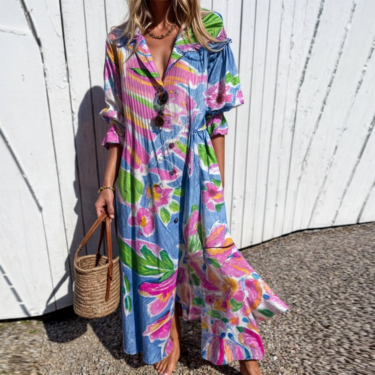 KIVITA | Boho Jurk
