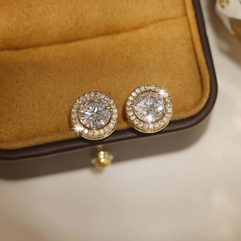 Amy - Vintage Crystal Earrings