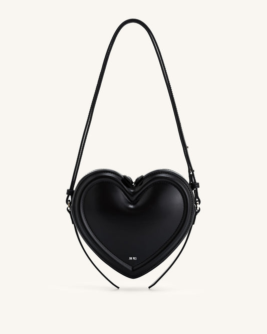 Sac en forme de cœur Arlene - Noir