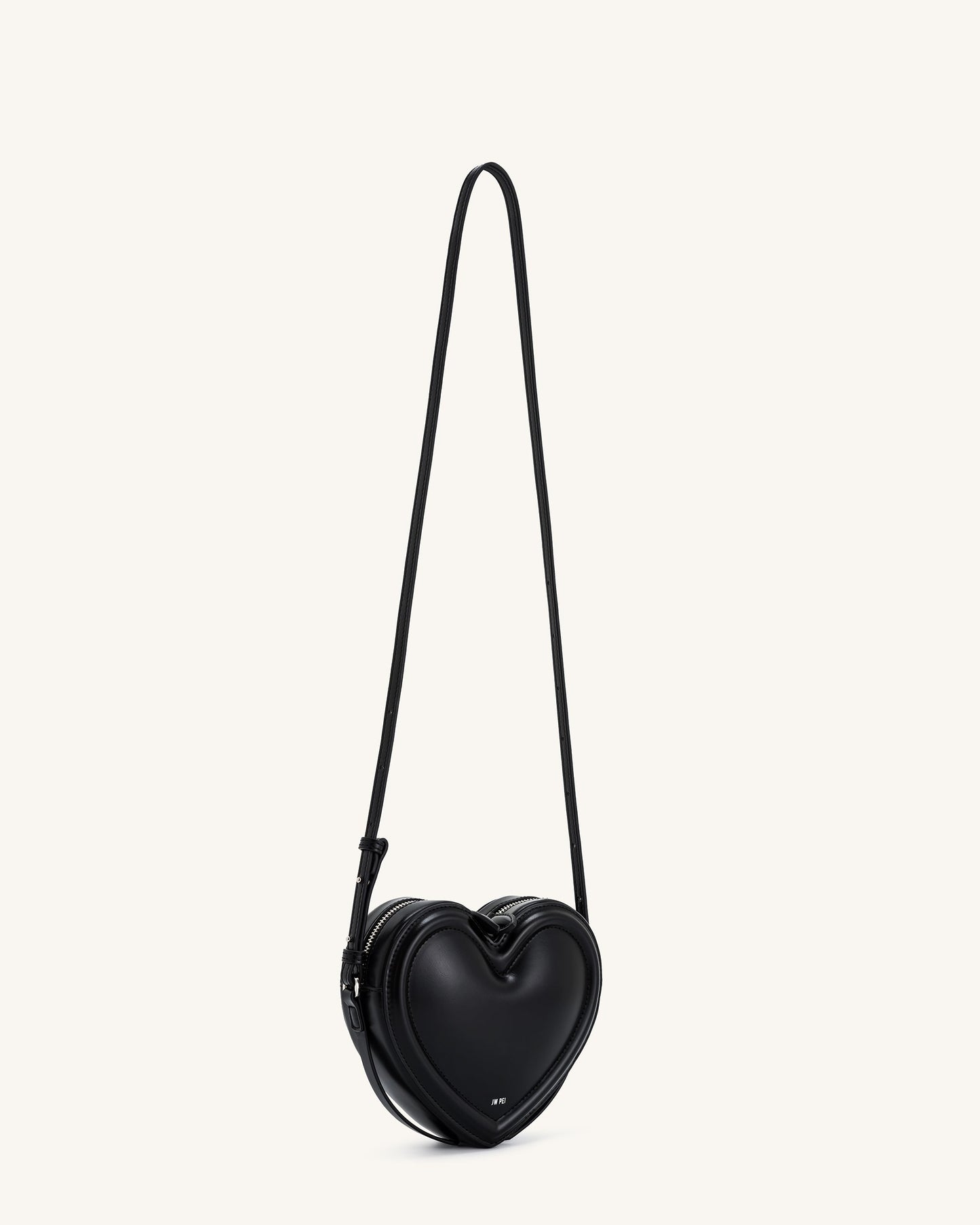 Sac en forme de cœur Arlene - Noir