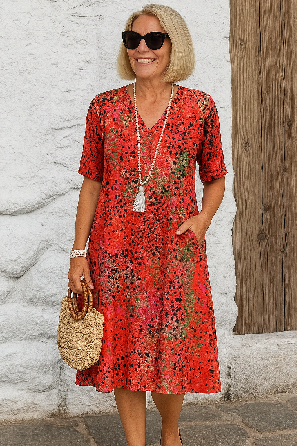 Harper™ | Vibrant Floral Dress