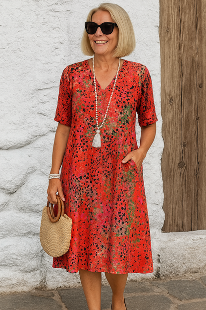 Harper™ | Vibrant Floral Dress