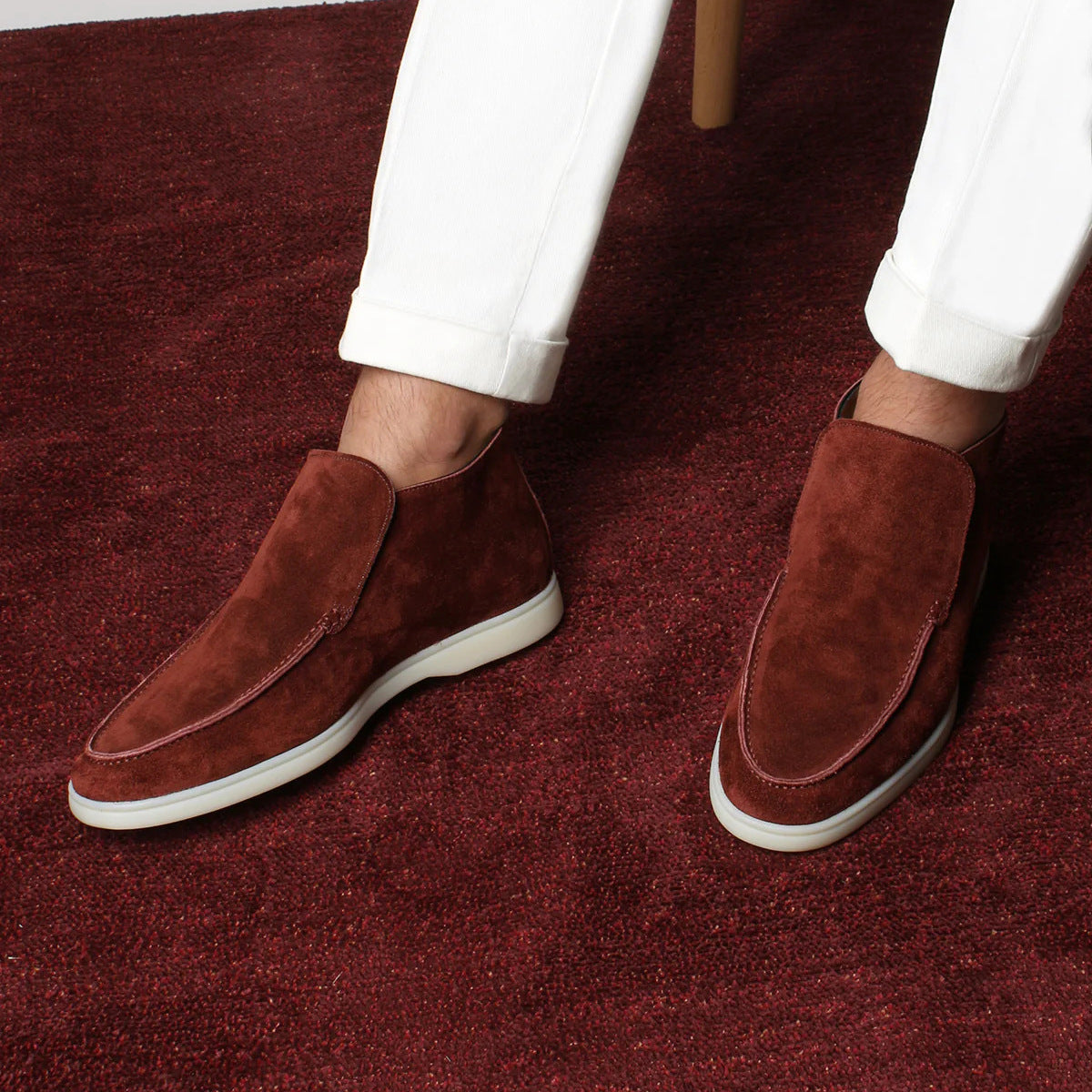 Gianni Suede Mid Sneakers