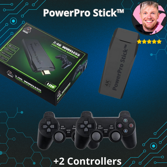 PowerPro Stick™ | Beleef Nostalgie met de Beste 15.000 Klassieke Spellentjes