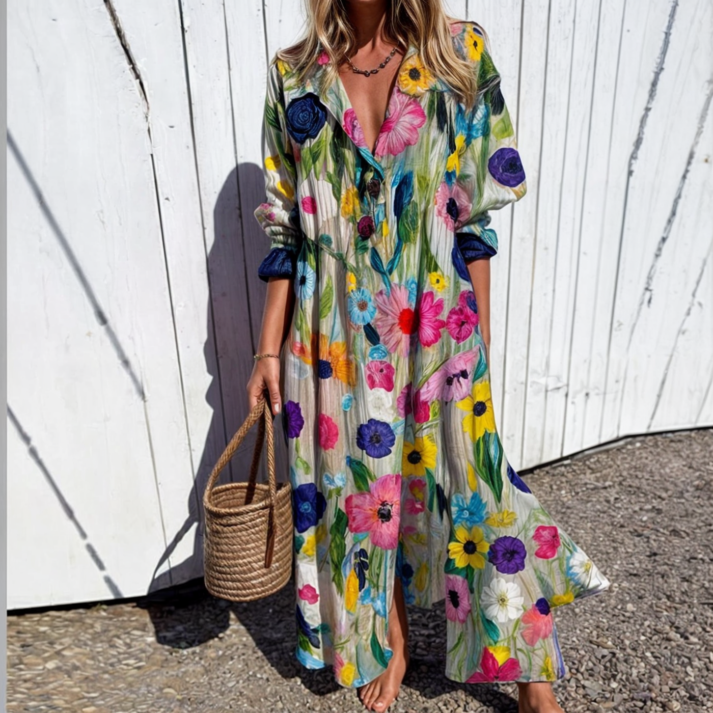KIVITA | Boho Jurk