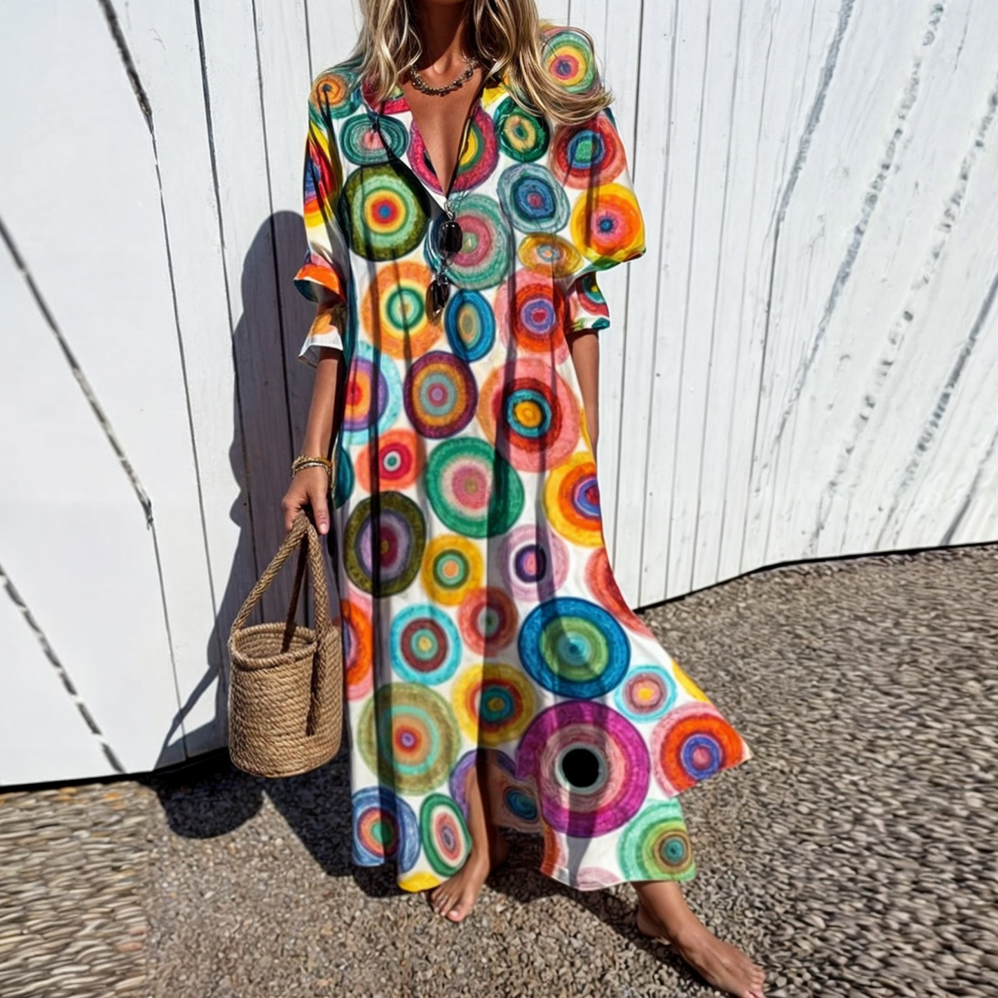 KIVITA | Boho Jurk