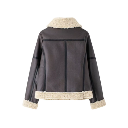 Mia - Suede Belt jacket