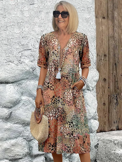 Harper™ | Vibrant Floral Dress