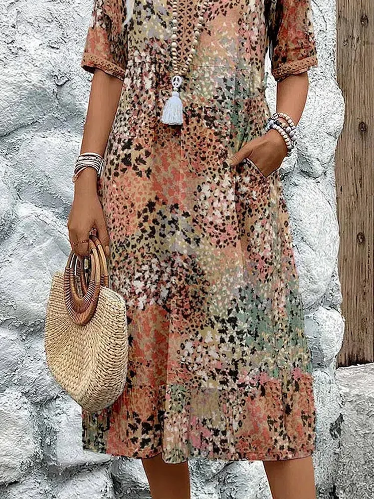 Harper™ | Vibrant Floral Dress