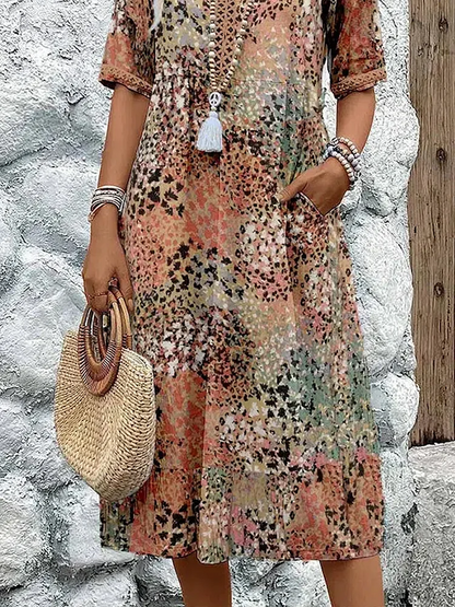 Harper™ | Vibrant Floral Dress