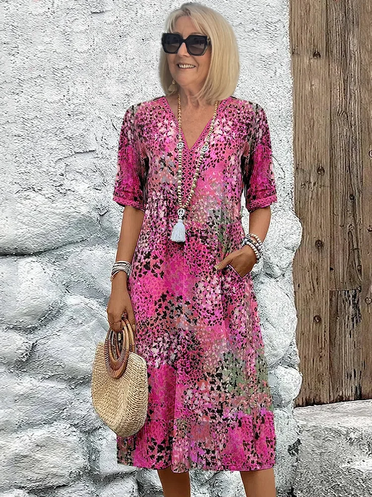 Harper™ | Vibrant Floral Dress