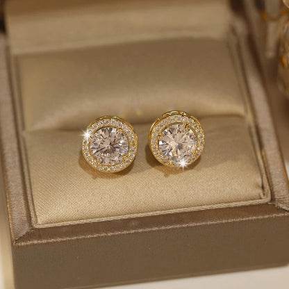 Amy - Vintage Crystal Earrings